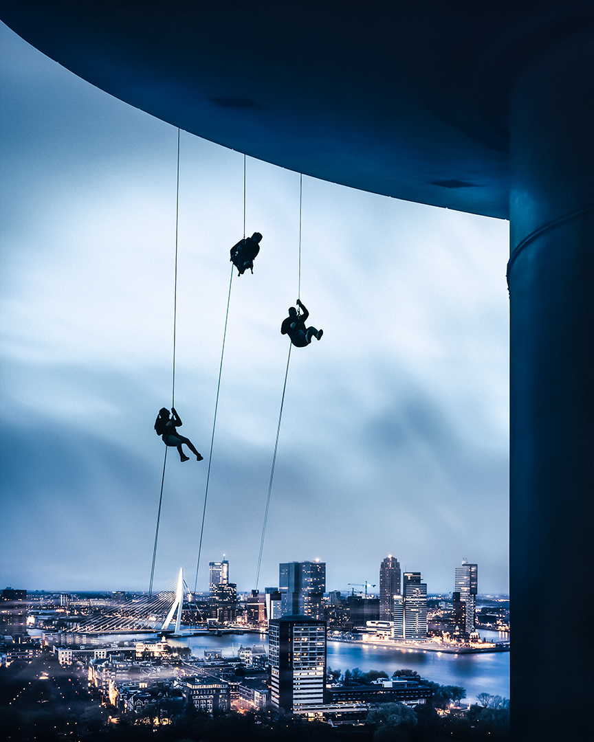 Rotterdam - Euromast - Hang in There